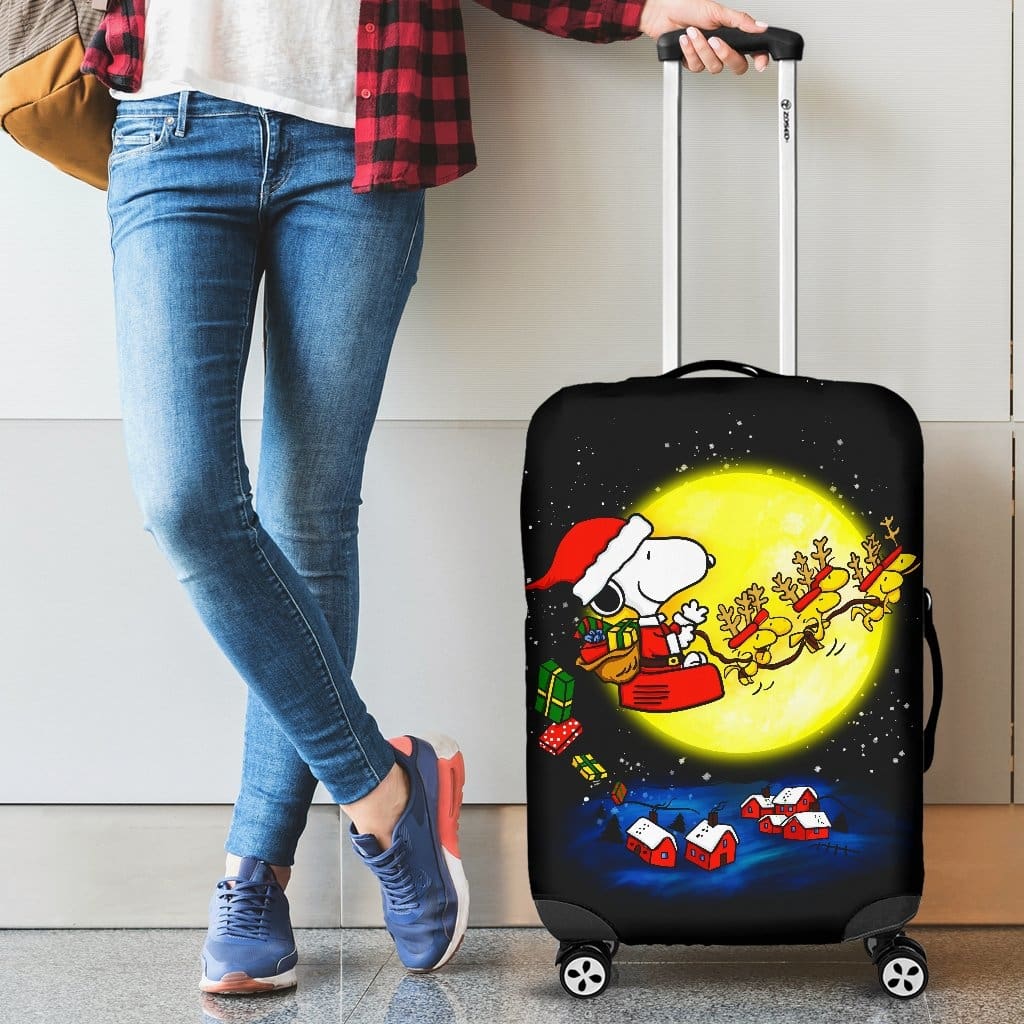 Snoopy Christmas Luggage Covers