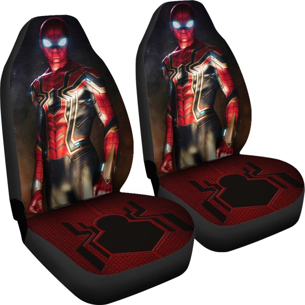 Spiderman Iron Suit 2021 Car Seat Covers Amazing Best Gift Idea