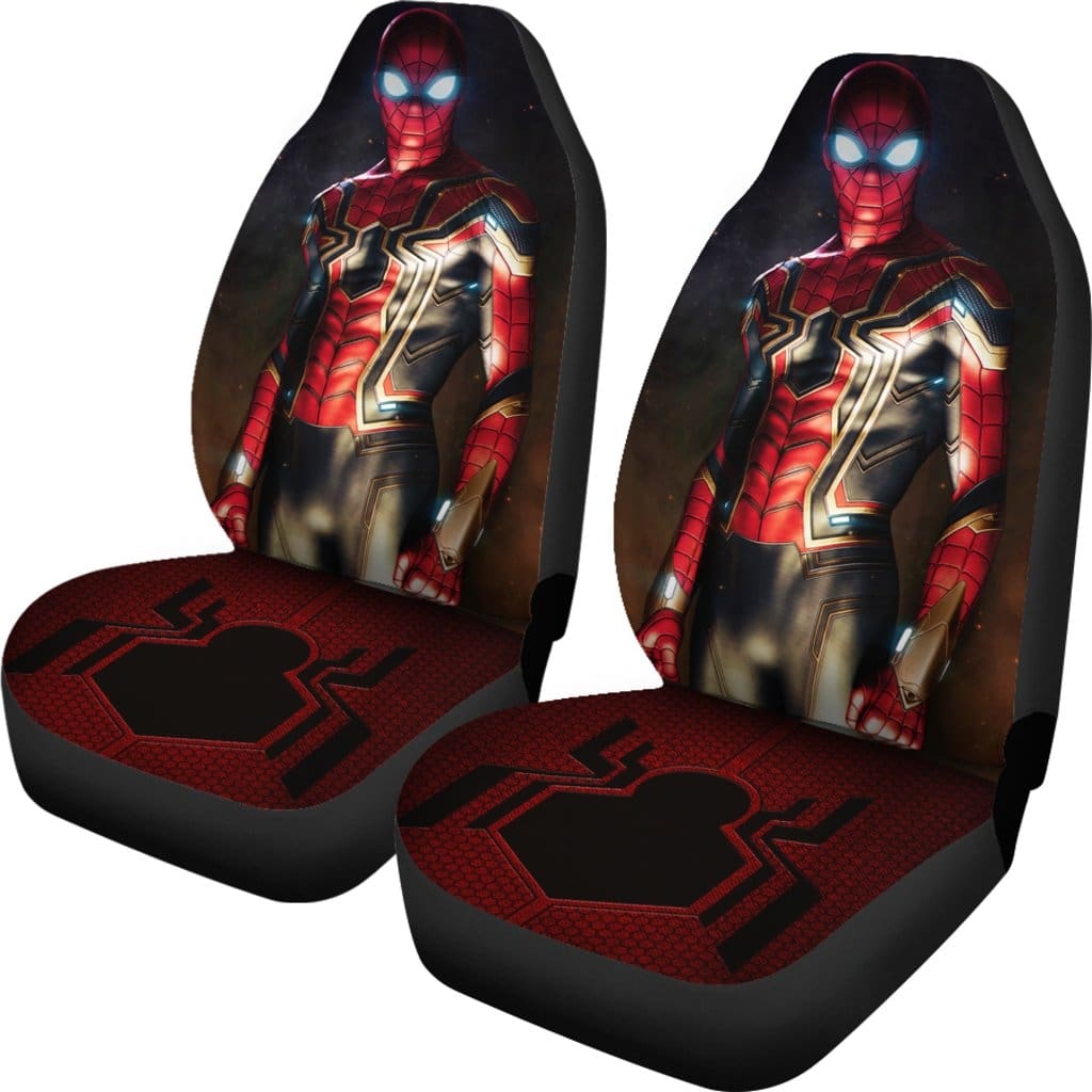 Spiderman Iron Suit 2021 Car Seat Covers Amazing Best Gift Idea