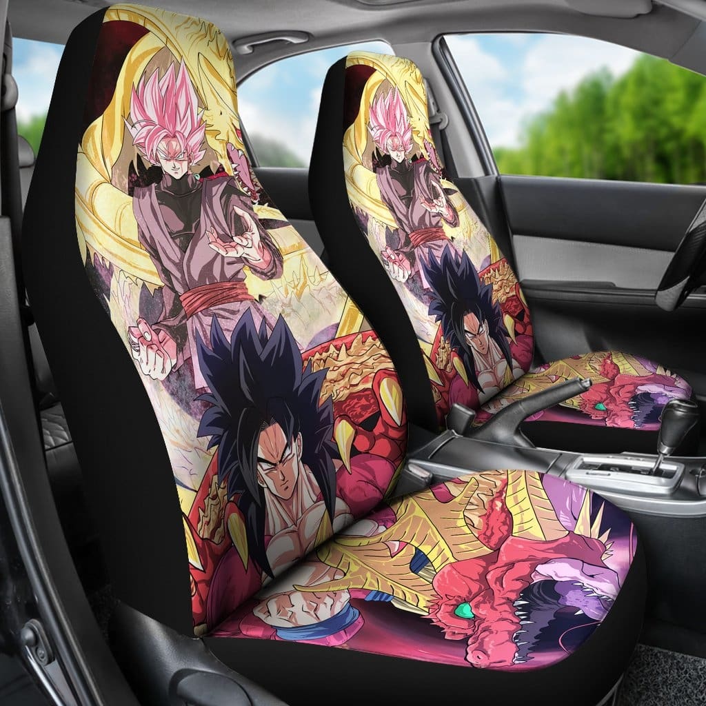Super Saiyan Rose Super Saiyan 4 Car Seat Covers Amazing Best Gift Idea
