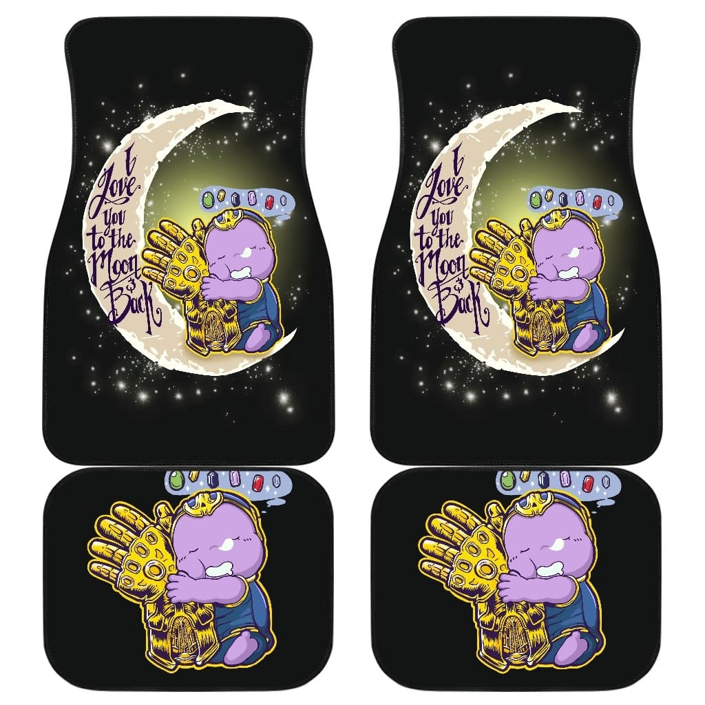 Thanos Love Infinity Gauntlet Front And Back Car Mats (Set Of 4)