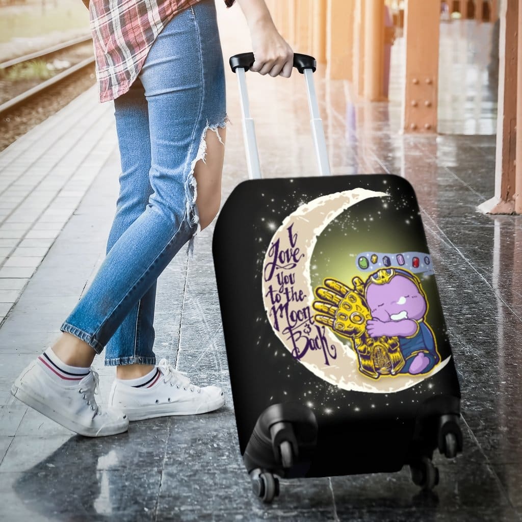 Thanos Love Infinity Gauntlet Moon And Back Luggage Covers