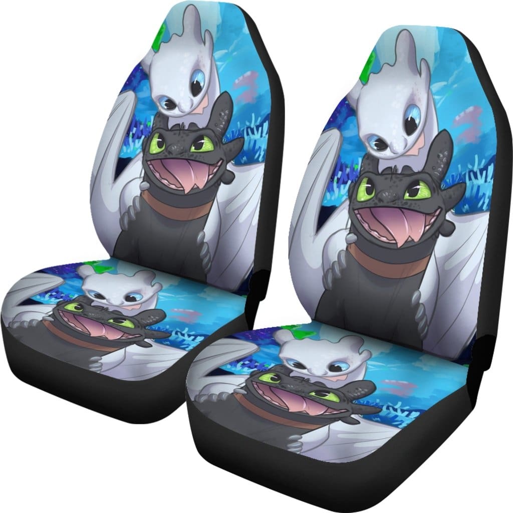 Toothless And The Light Fury Car Seat Covers Amazing Best Gift Idea