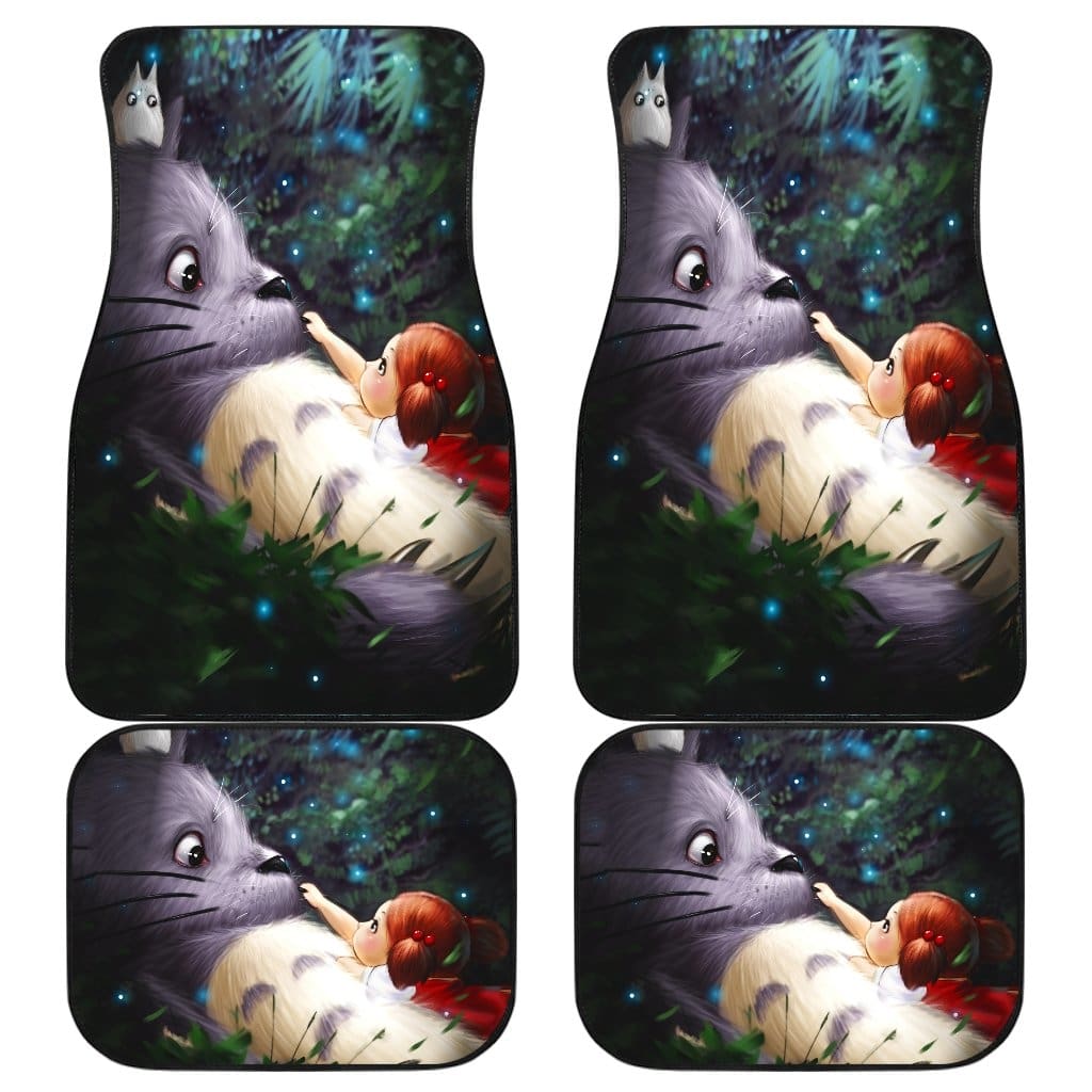 Totoro Relax Front And Back Car Mats (Set Of 4)