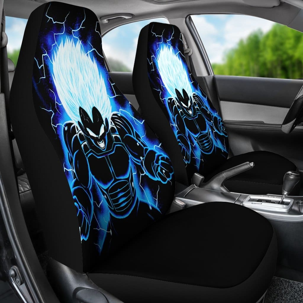 Vegeta Ultra Blue Car Seat Covers 1 Amazing Best Gift Idea