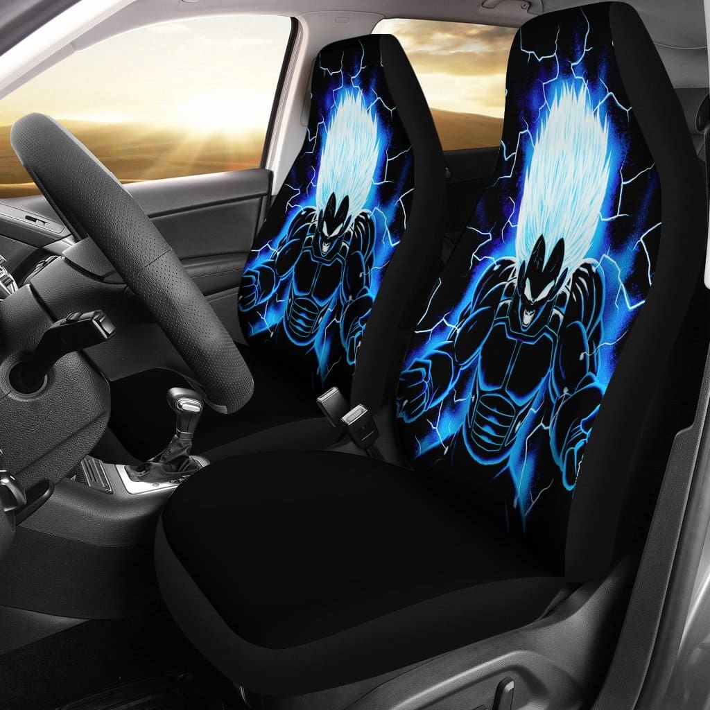 Vegeta Ultra Blue Car Seat Covers 1 Amazing Best Gift Idea