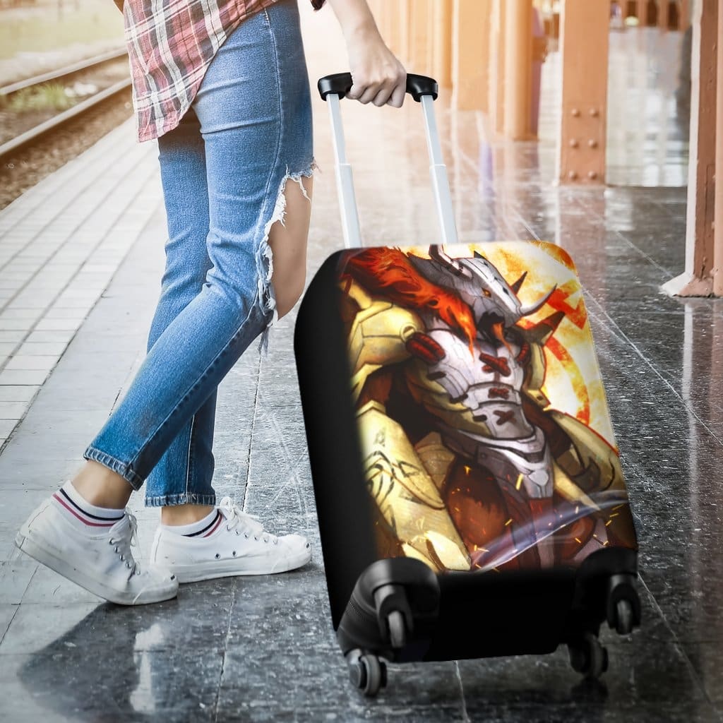 Wargraymon Digimon Luggage Covers