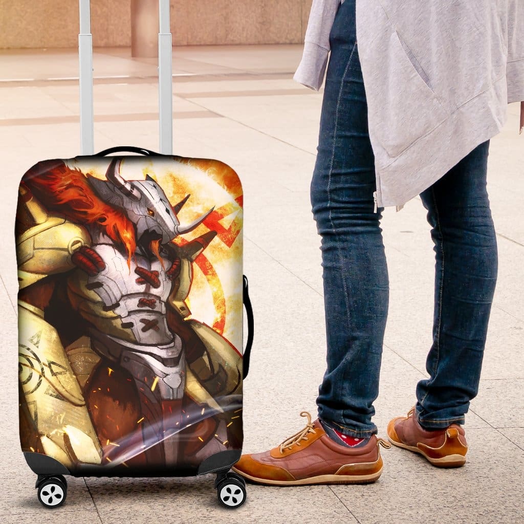 Wargraymon Digimon Luggage Covers