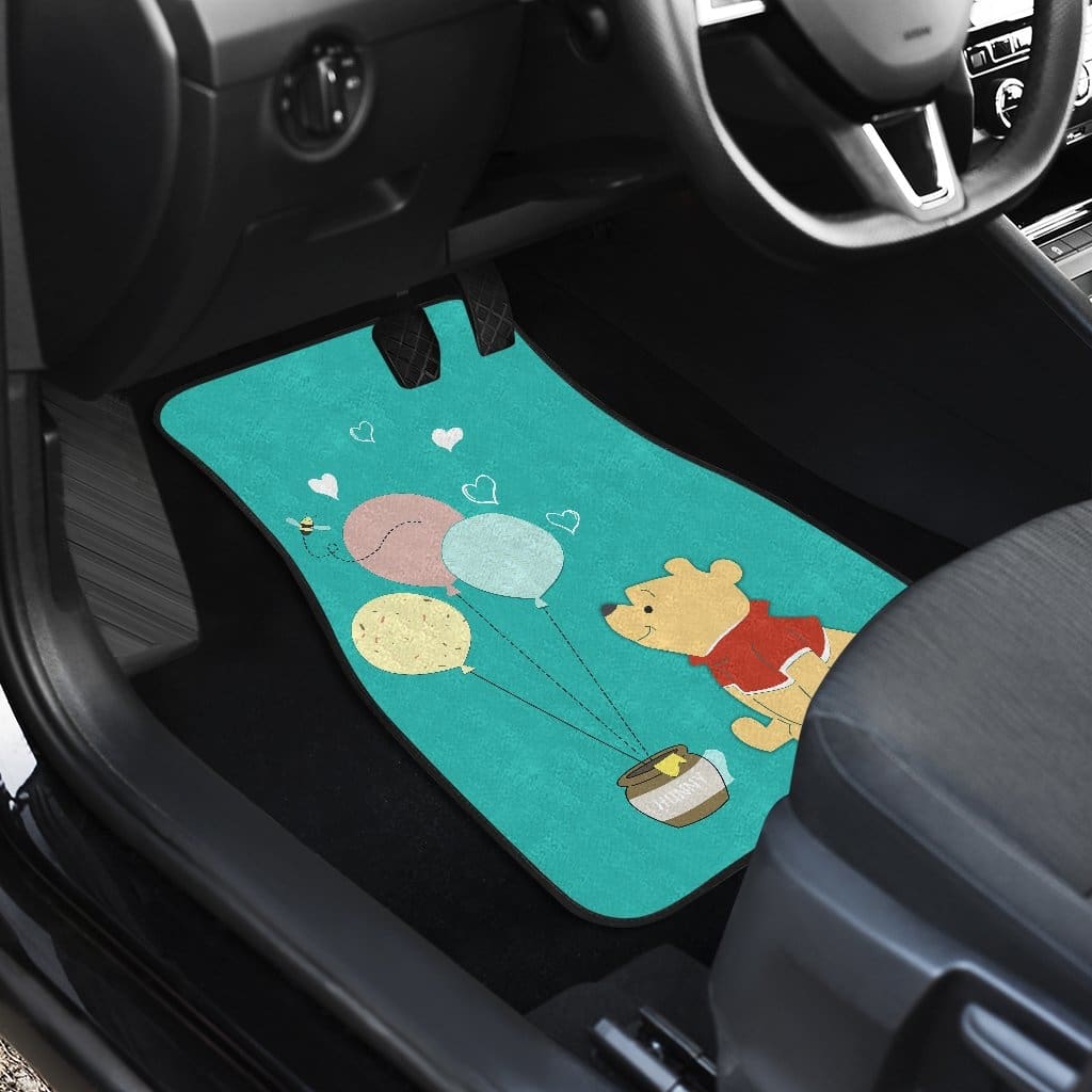 Winnie The Pooh Front And Back Car Mats 12 (Set Of 4)