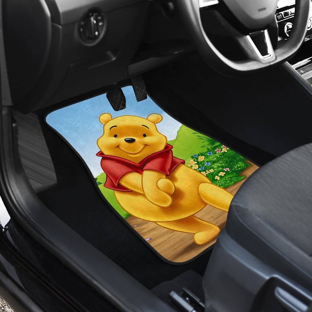 Winnie The Pooh Front And Back Car Mats 6 (Set Of 4)